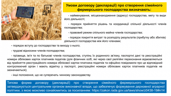 Як створити сімейне фермерське господарство: інформер від Мін’юсту