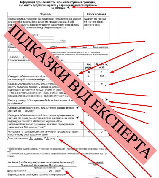 Як заповнити Звіт про квоту з працевлаштування: роз’яснення Держпраці