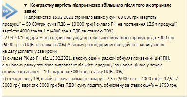 Примеры отображения переходных операций по сниженной ставке НДС