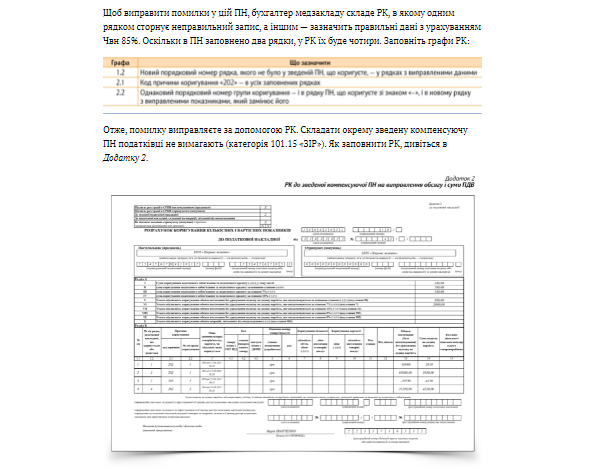 Як медзакладу виправити зведену накладну, якщо помилилися з сумою ПДВ