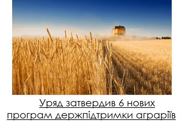 Уряд затвердив 6 нових програм держпідтримки аграріїв на 2021 рік