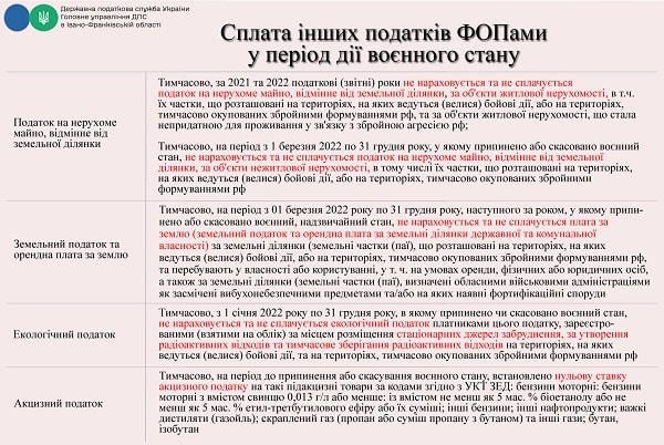 Підприємцям: зміни в оподаткуванні в період воєнного стану