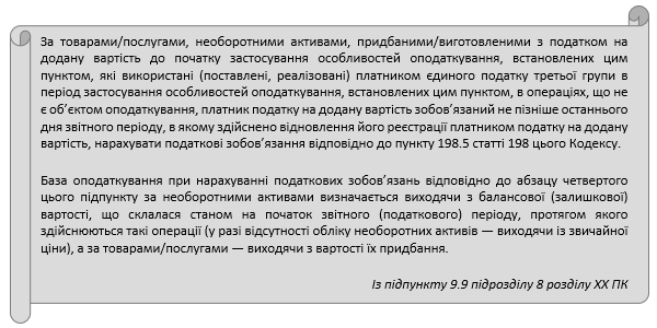 Сформували податковий кредит за необоротними активами до переходу на сплату єдиного податку за ставкою 2% та використали їх в оподатковуваних операціях після припинення війни: чи нараховувати ПДВ