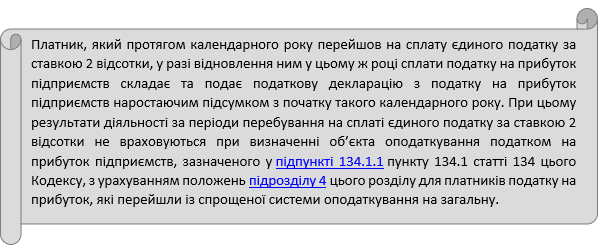 Як формувати річну прибуткову декларацію, якщо сплачувати ЄП за ставкою 2% лише два квартали