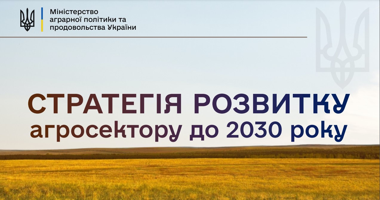 Стратегія розвитку сільського господарства та сільських територій в Україні до 2030 року: презентація Мінагрополітики