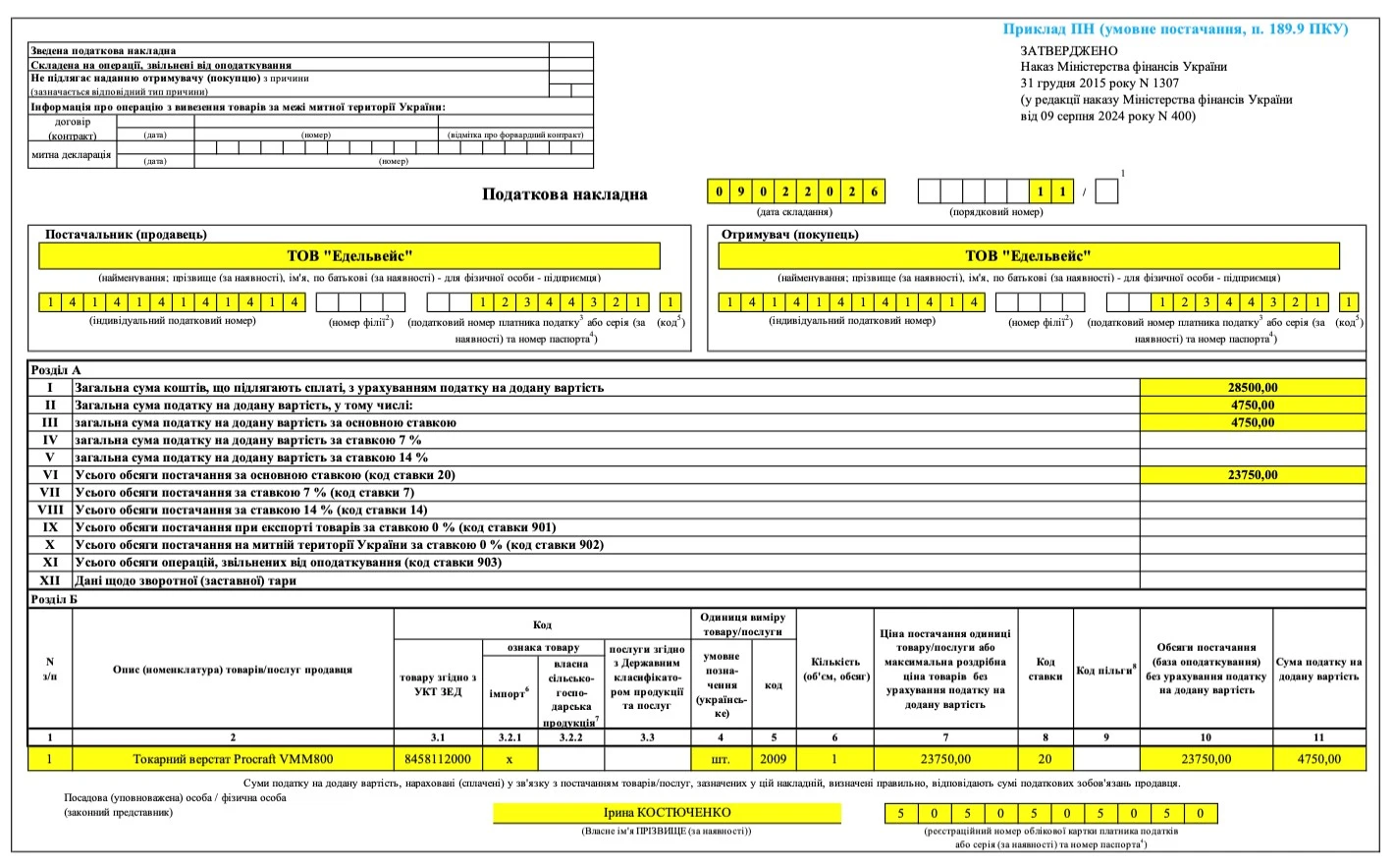 Списання основних засобів у 2026 році: правила, документи, приклади