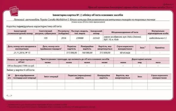 Нові типові форми обліку основних засобів — у вільному доступі Нові типові форми обліку основних засобів — у вільному доступі