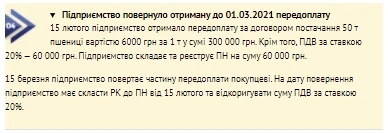 Приклади відображення перехідних операцій за зниженою ставкою ПДВ