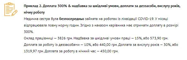Доплата 300% за пацієнтів із COVID-19: формули розрахунку