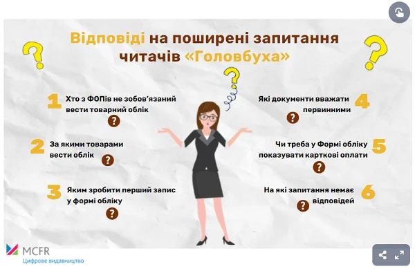 Товарний облік ФОП