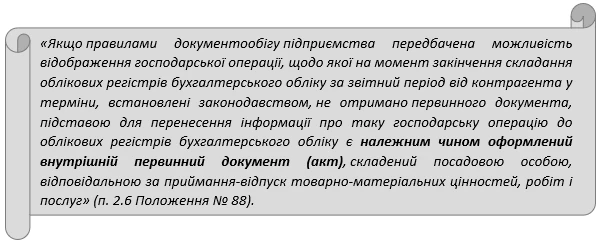 Контрагент вчасно не надав первинки: як облікувати витрати