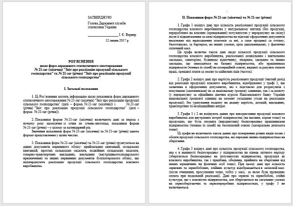 Звіт про реалізацію продукції сільського господарства: як заповнити і подати