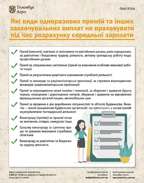 Перелік видів одноразових премій Перелік видів одноразових премій
