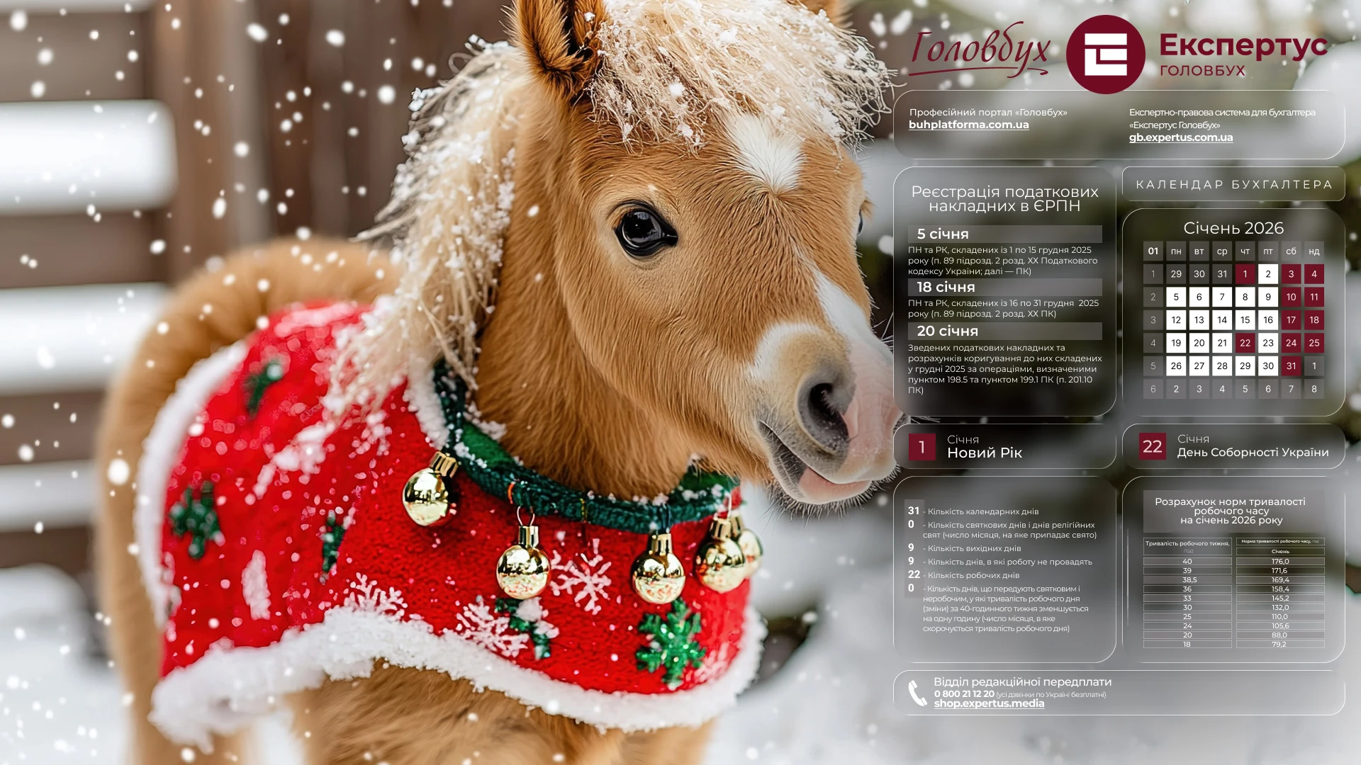 Шпалери на робочий стіл із календарем робочого часу на січень 2025 року