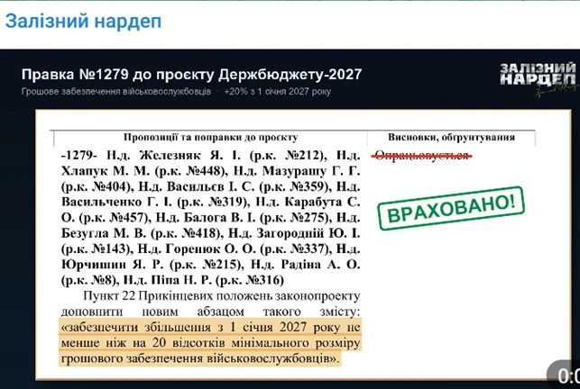 Із 1 січня 2027 року військовим планують підвищити зарплати: що відомо