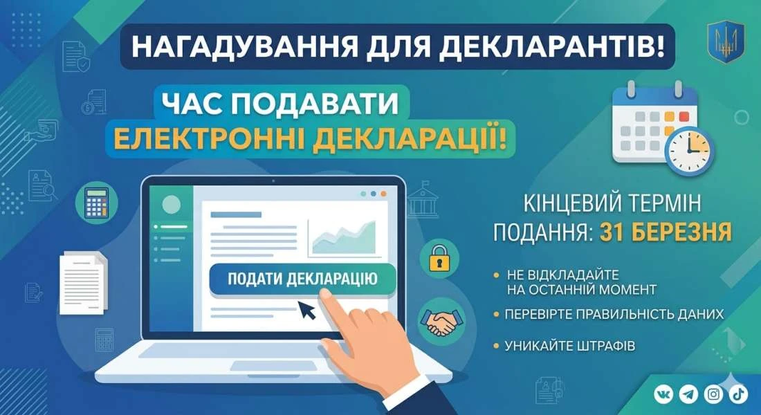 Декларування 2026: штрафи за недостовірні дані суттєво зросли