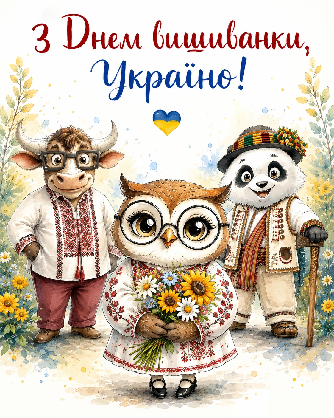 Колеги-бухгалтери, вітаємо з Днем вишиванки! 💙💛