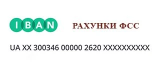 Реквізити рахунків ФСС, які діють із 03.01.2020